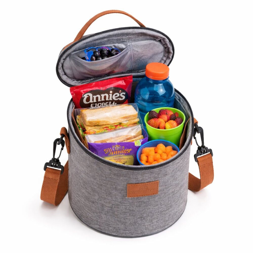 Back to School - Insulated Lunch Box With Shoulder Strap